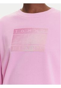 Tommy Jeans Bluza Gradient Flag DW0DW21396 Różowy Relaxed Fit. Kolor: różowy. Materiał: bawełna. Wzór: gradientowy #4