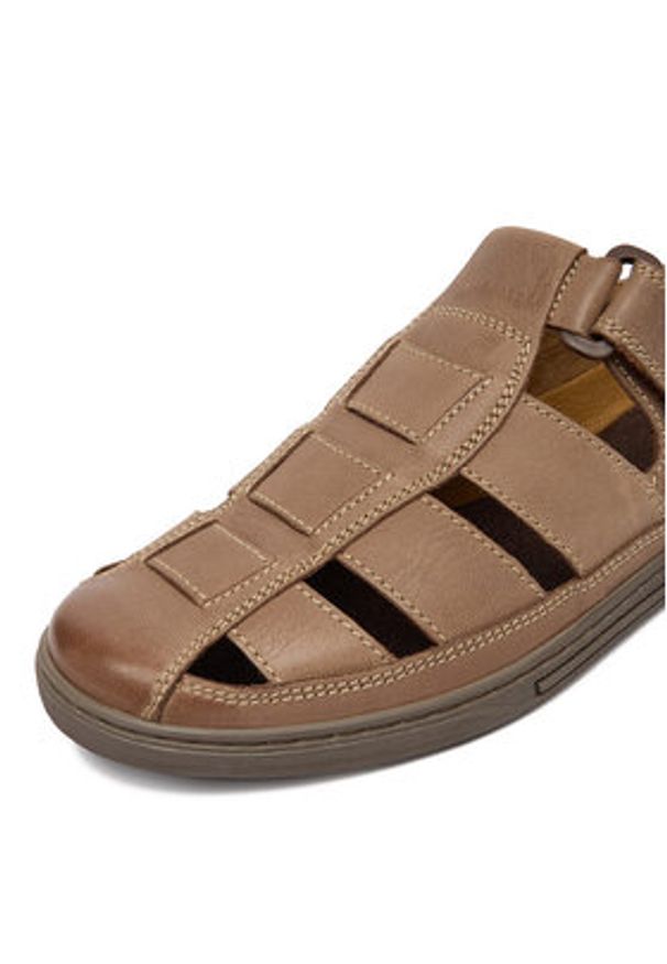 Lasocki Sandały CEO-VICTOR3-40 MI08 Brązowy. Kolor: brązowy. Materiał: nubuk, skóra