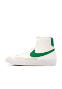 Nike - Buty sportowe Sneakersy chłopięce, Blazer Mid 77 GS. Kolor: biały. Sport: turystyka piesza