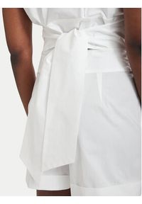 Patrizia Pepe Bluzka 2C1672/A9B9-W103 Biały Regular Fit. Kolor: biały. Materiał: bawełna #2