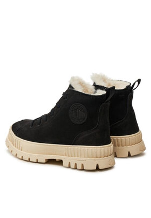 Palladium Trapery 74353-008-M Czarny. Kolor: czarny. Materiał: skóra, zamsz