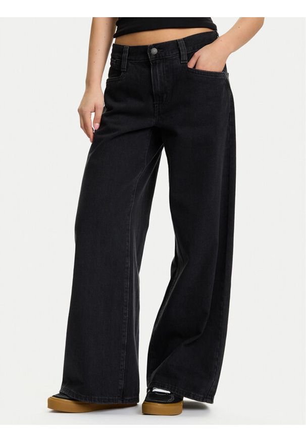 Levi's® Jeansy 94 Baggy A5929-0006 Czarny Wide Leg. Kolor: czarny