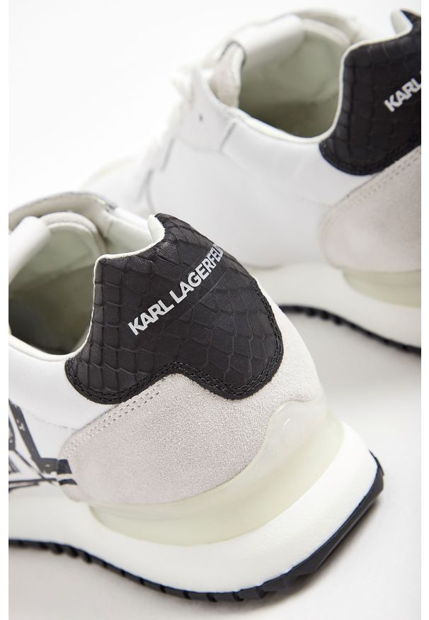 Karl Lagerfeld - SNEAKERSY KARL LAGERFELD. Materiał: zamsz, skóra, materiał. Wzór: aplikacja, nadruk