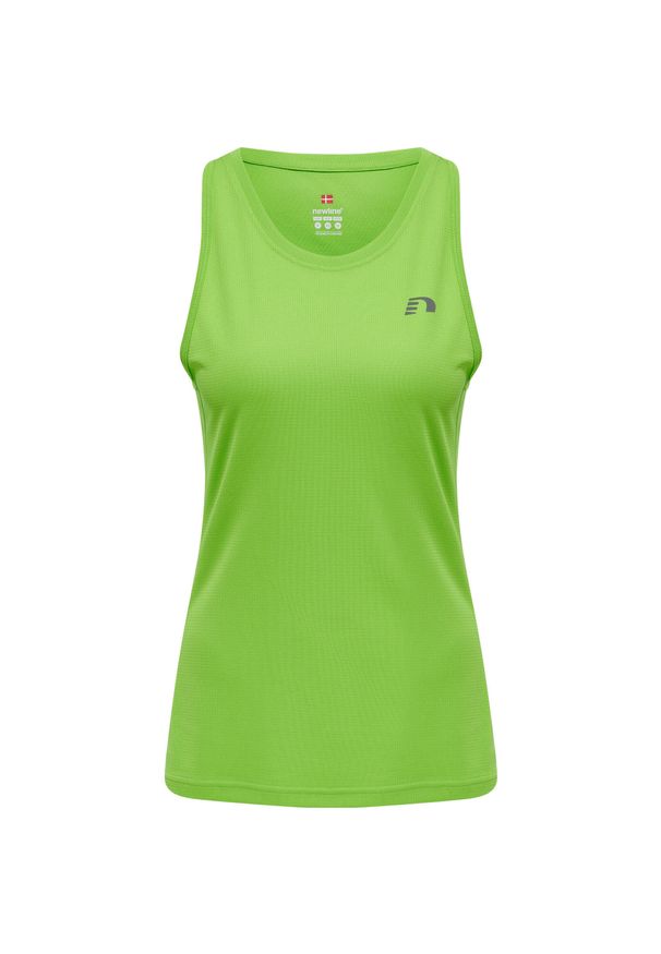 NewLine - Damski tank top Newline core running singlet. Kolor: zielony. Sport: bieganie