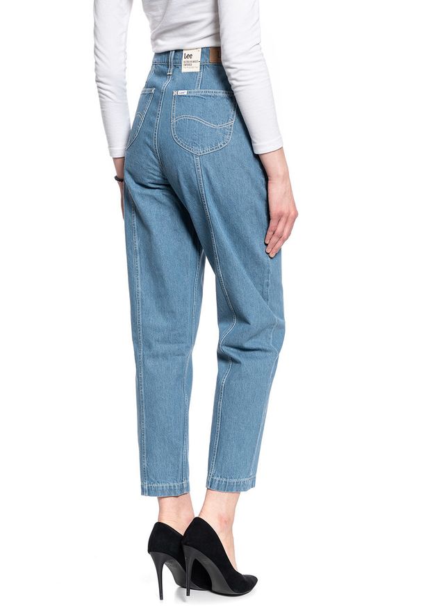 Lee - DAMSKIE SPODNIE JEANSOWE LEE Panelled Stella Tape GREY BALA L30QMMOJ 112106579