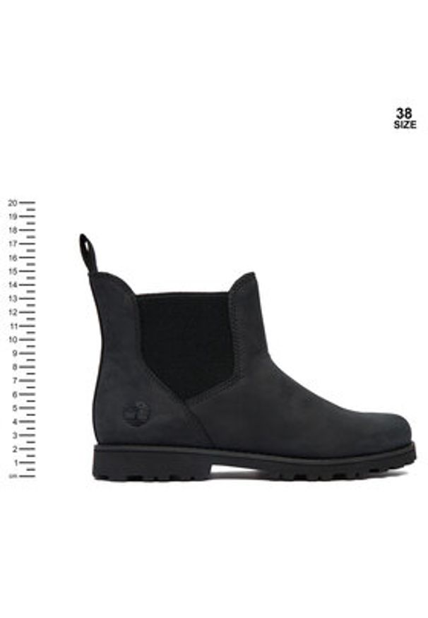 Timberland Sztyblety Asphalt Trail Chls TB0A27MD0151 Czarny. Kolor: czarny. Materiał: skóra, nubuk