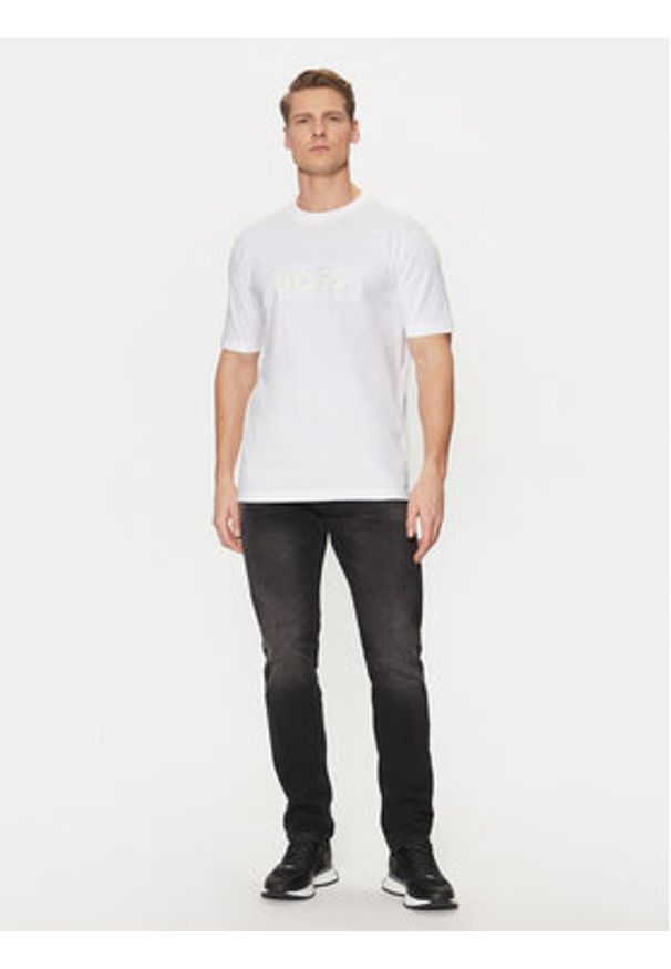 BOSS T-Shirt 50531271 Biały Regular Fit. Kolor: biały. Materiał: bawełna