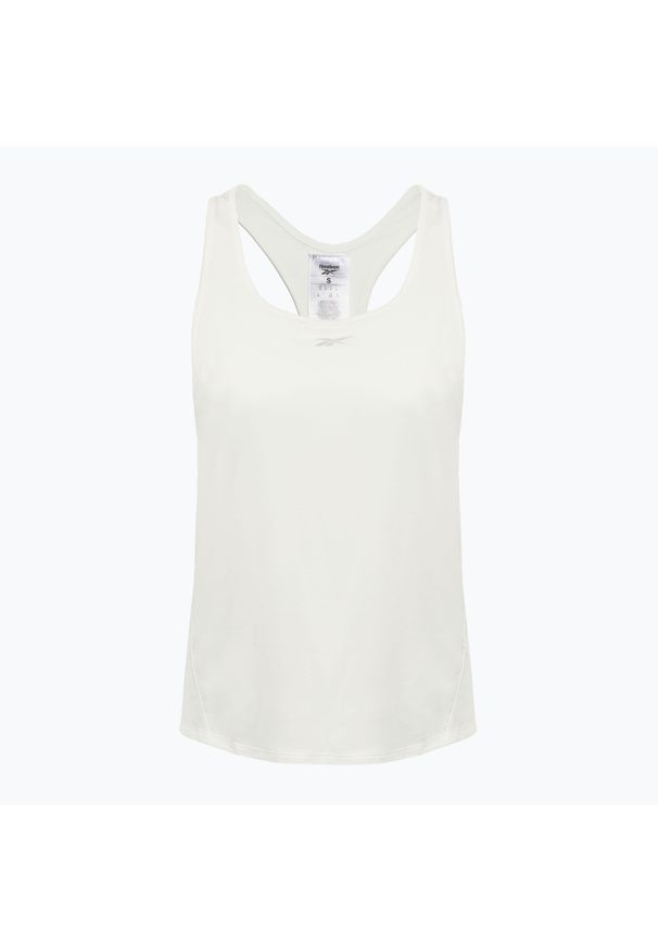 Reebok Fitness - Koszulka Reebok Rbk-Chill Atletic Tank. Kolor: beżowy. Sport: fitness