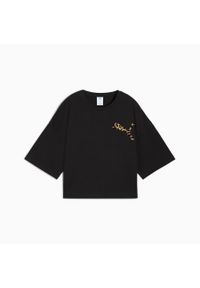 Koszulka sportowa damska Puma męska Leo Luxe Oversized. Kolor: czarny