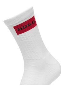 Hugo - HUGO Skarpety długie 50531515 Zielony jasny. Kolor: zielony. Materiał: bawełna #3