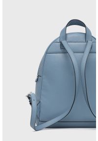 MICHAEL Michael Kors plecak 30S2SEZB2L damski mały gładki. Kolor: niebieski. Wzór: gładki #4