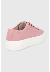 vagabond - Vagabond Tenisówki damskie kolor różowy. Nosek buta: okrągły. Zapięcie: sznurówki. Kolor: różowy. Materiał: guma. Obcas: na platformie #2