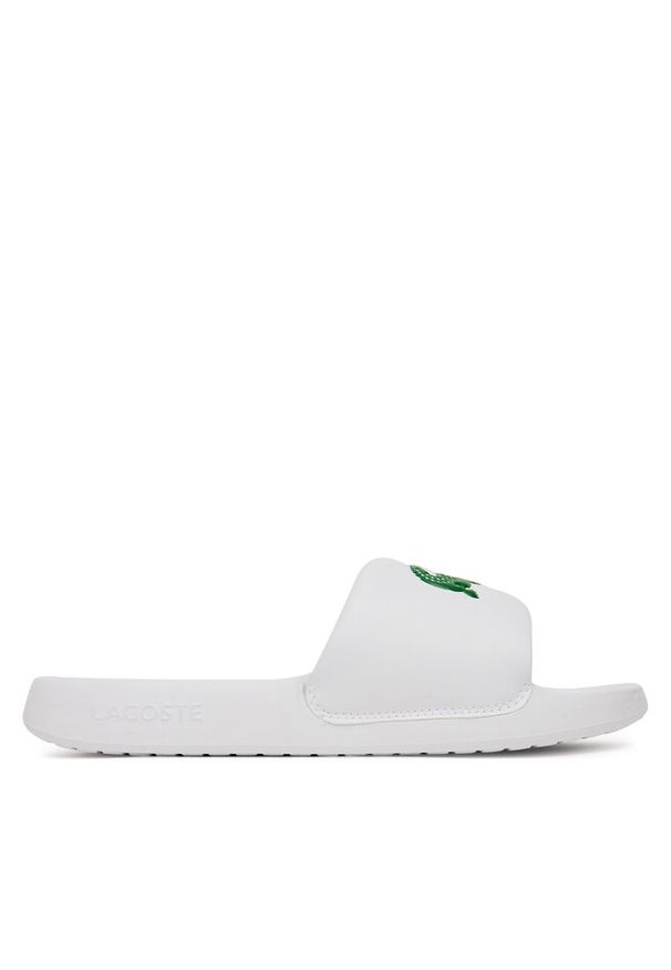 Klapki Lacoste. Kolor: biały