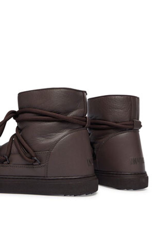 Inuikii Śniegowce Full Leather 75202-087 Brązowy. Kolor: brązowy. Materiał: skóra