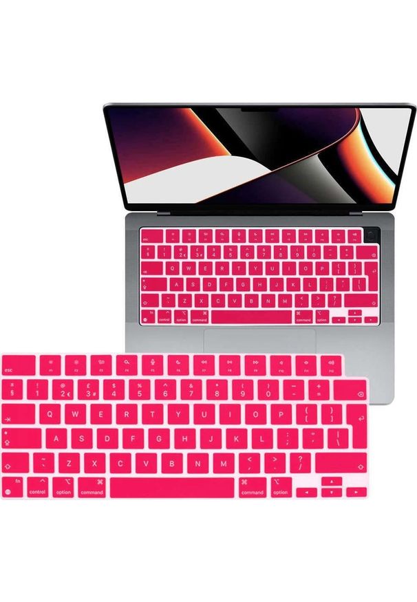 Etui Alogy Alogy Nakładka ochronna silikonowa na klawiaturę do Apple Macbook Pro 14/16 M1 2021 A2442/A2485 Przezroczysta uniwersalny