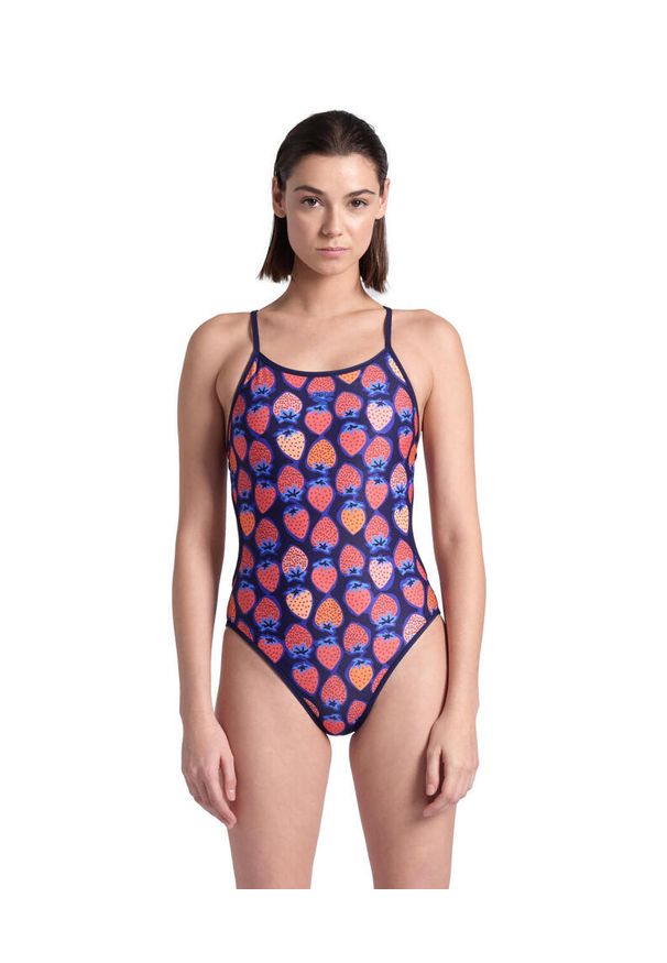 Strój kąpielowy damski Arena Reversible Swimsuit Dwustronny. Kolor: różowy. Materiał: materiał