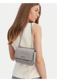 MICHAEL Michael Kors Torebka Claire 32T4SC7C1T Szary. Kolor: szary. Materiał: skórzane #1