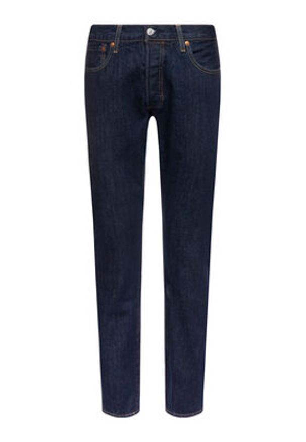 Levi's® Jeansy 501® 00501-0101 Granatowy Original Fit. Kolor: niebieski