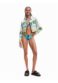 Desigual Dół od bikini Bukiti 23SWMK37 Niebieski. Kolor: niebieski. Materiał: syntetyk #2