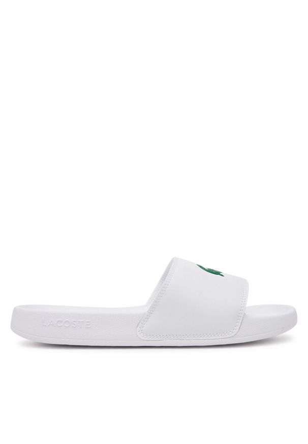 Klapki Lacoste. Kolor: biały