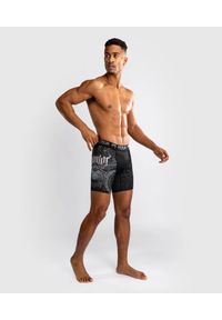VENUM - Venum Spodenki Vale Tudo Gladiator 5.0 Czarno-srebrne. Kolor: czarny