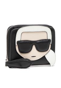 Karl Lagerfeld - Mały Portfel Damski KARL LAGERFELD. Kolor: czarny #1