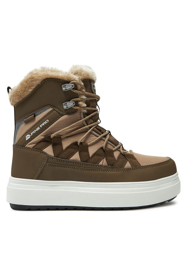 ALPINE PRO - Śniegowce Alpine Pro. Kolor: brązowy