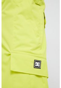 DC - Dc Spodnie snowboardowe męskie. Kolor: żółty. Materiał: materiał. Wzór: gładki. Sport: snowboard #3