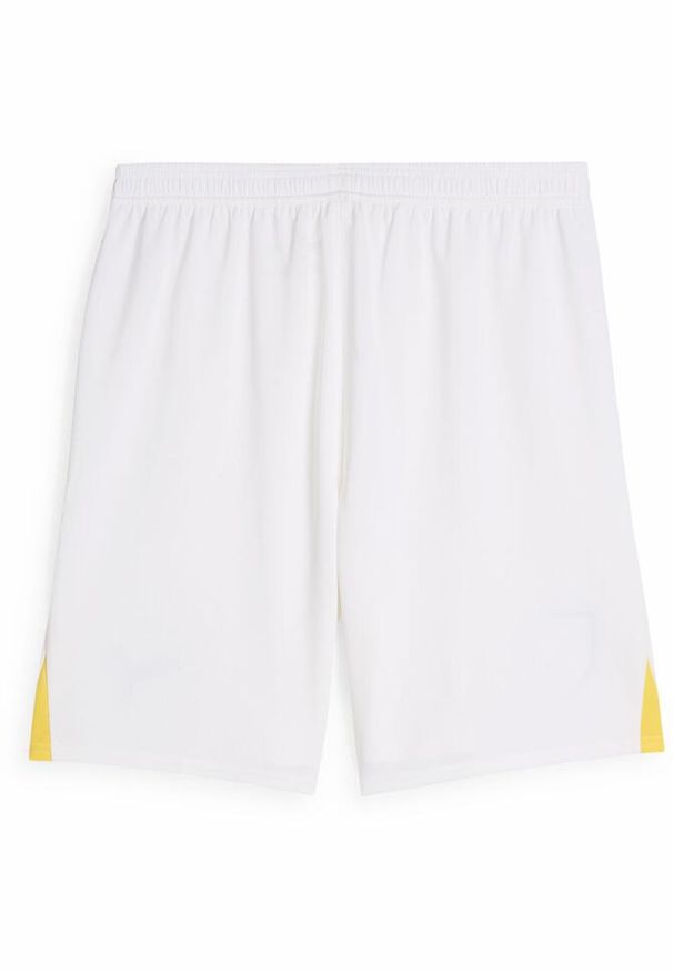 Puma - Szorty meczowe RC Lens 2024/25. Kolor: biały, wielokolorowy, czarny. Sport: piłka nożna