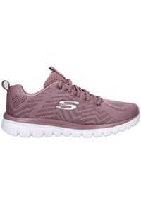 skechers - Buty damskie SKECHERS Graceful Get Connected lavender. Kolor: fioletowy. Model: Skechers Sport. Sport: turystyka piesza