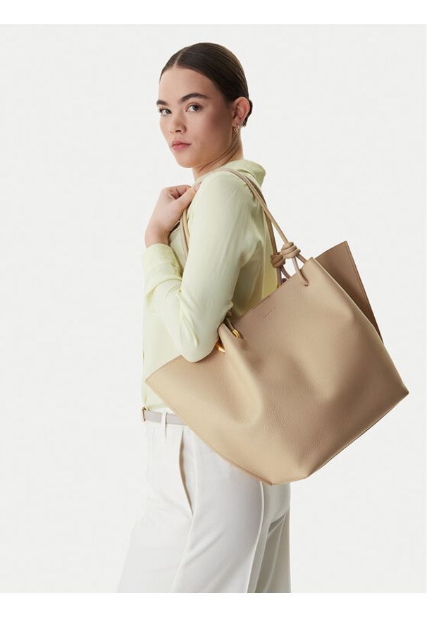 Coccinelle Torebka U07 Coccinelleefinn E1 U07 11 01 01 Beżowy. Kolor: beżowy. Materiał: skórzane