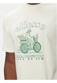 Ellesse T-Shirt Mellino SHZ21848 Biały Regular Fit. Kolor: biały. Materiał: bawełna