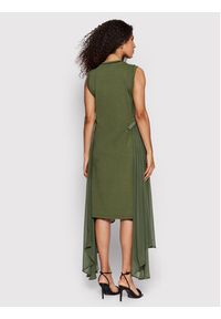 Liu Jo Sport Sukienka codzienna TA2180 J0088 Zielony Regular Fit. Okazja: na co dzień. Kolor: zielony. Materiał: bawełna. Typ sukienki: proste, sportowe. Styl: sportowy, casual