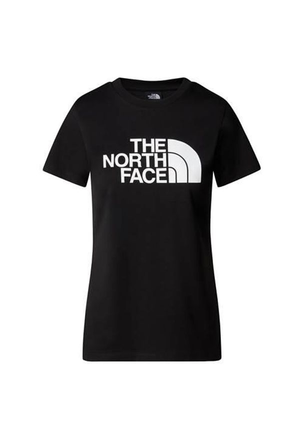 Koszulka sportowa damska The North Face Easy Tnf. Kolor: czarny. Długość rękawa: krótki rękaw. Długość: krótkie. Sport: turystyka piesza
