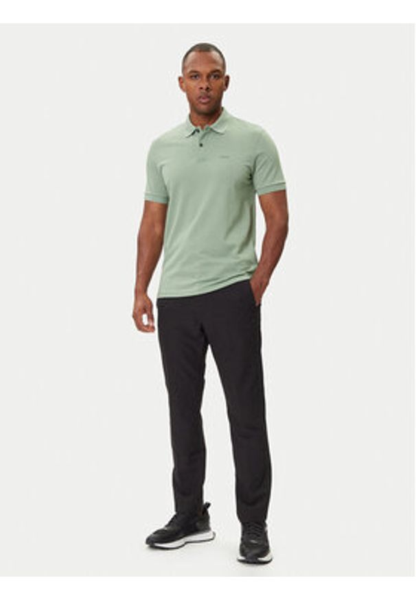 BOSS Polo Pallas 50468362 Zielony Regular Fit. Typ kołnierza: polo. Kolor: zielony. Materiał: bawełna