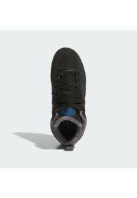 Adidas - Buty Rapid Court Mid Winterized. Kolor: wielokolorowy, czarny, niebieski, szary