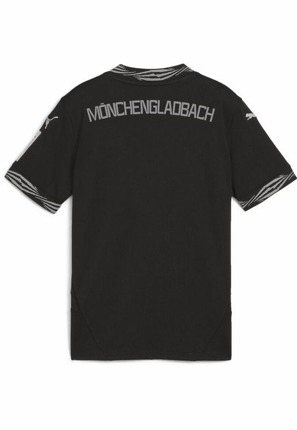 Puma - Młodzieżowa koszulka Borussia Mönchengladbach 24/25 PUMA. Kolor: wielokolorowy, czarny, szary. Wzór: paski