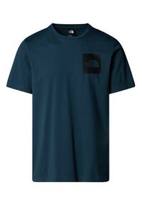 The North Face T-Shirt Fine NF0A8A6M Zielony Regular Fit. Kolor: zielony. Materiał: bawełna