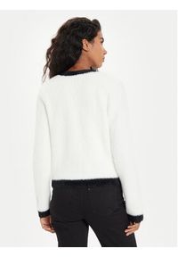 Morgan Kardigan 242-MOGUIN Biały Regular Fit. Kolor: biały. Materiał: syntetyk #3