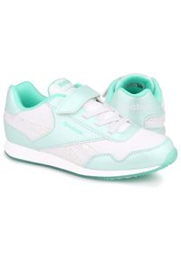 Buty dziecięce sportowe Reebok ROYAL CL JOG. Kolor: biały, żółty, wielokolorowy, zielony. Model: Reebok Royal. Sport: joga i pilates #1