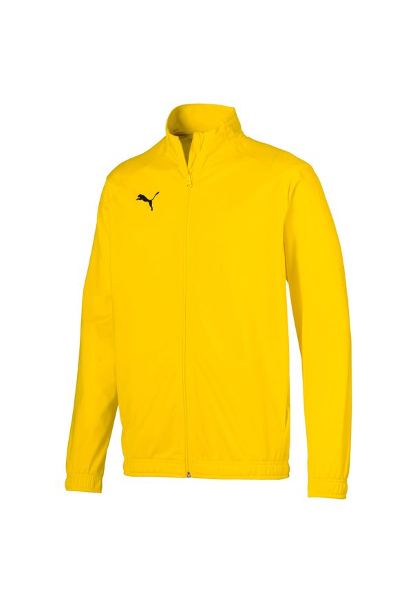 Kurtka Sportowa Puma Liga Poly Jas Core M dla Mężczyzn. Kolor: żółty, wielokolorowy, czarny. Materiał: poliester. Sezon: zima. Styl: sportowy