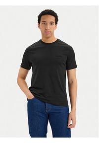 Calvin Klein T-Shirt LV04LG222G Czarny Slim Fit. Kolor: czarny. Materiał: bawełna #1