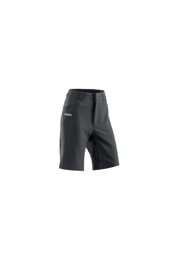 Spodenki rowerowe damskie mtb NORTHWAVE ESCAPE Wmn Baggy czarne. Kolor: czarny
