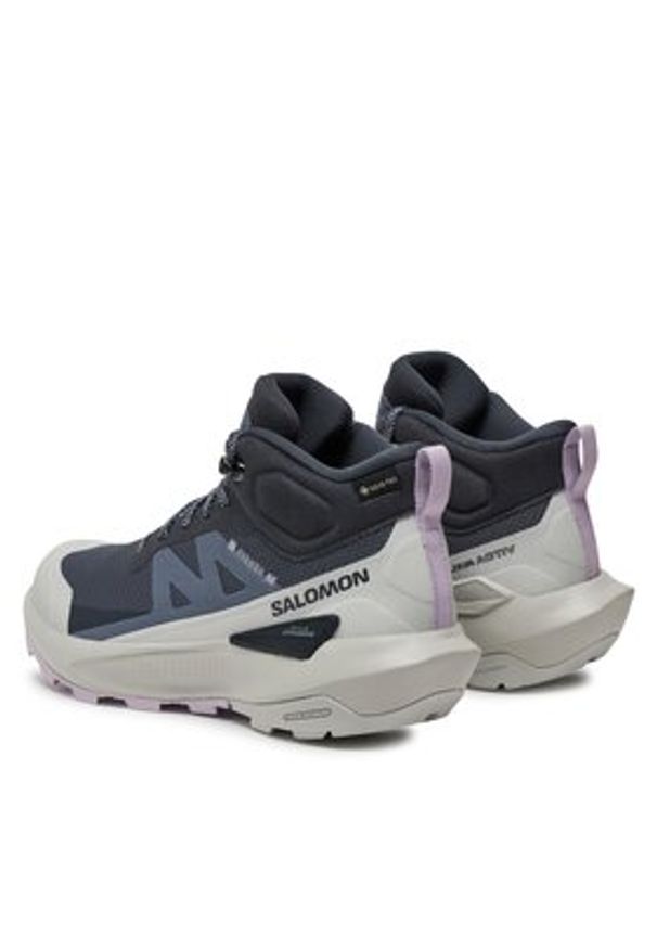 salomon - Salomon Trekkingi Elixir Activ Mid Gore-Tex L47457400 Szary. Kolor: szary. Materiał: materiał