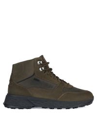 Geox Sneakersy U Sterrato B Abx U36F0B 022FF C3009 Khaki. Kolor: brązowy. Materiał: zamsz, skóra