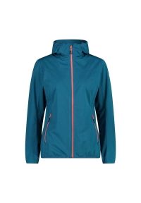 Kurtka przeciwdeszczowa damska z kapturem CMP. Typ kołnierza: kaptur. Kolor: czerwony, niebieski, wielokolorowy. Sport: turystyka piesza #1