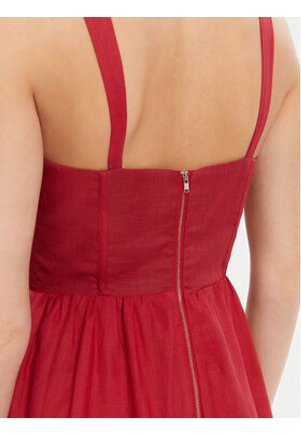 BARDOT - Bardot Sukienka koktajlowa 59237DB Czerwony Regular Fit. Kolor: czerwony. Styl: wizytowy