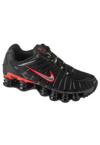 Nike - Buty sportowe Sneakersy męskie, Shox TL. Kolor: czarny. Sport: turystyka piesza #1