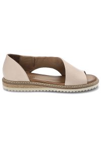 Różowe Sandały Artiker Wygodne Skórzane Buty. Okazja: na co dzień. Kolor: różowy. Materiał: skóra. Sezon: lato. Styl: casual #4