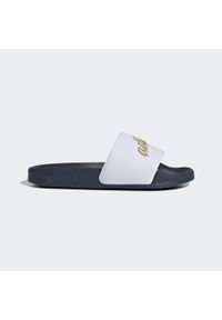 Adidas - adilette Shower Slides. Kolor: biały, żółty, niebieski, wielokolorowy